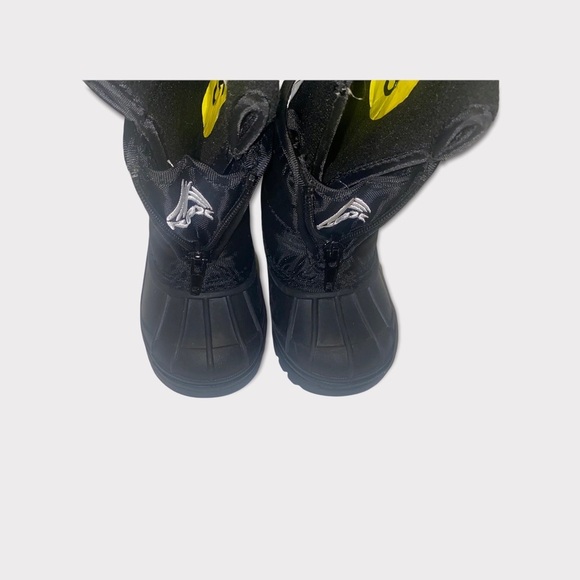 Kids RBX black toddler snow boots with insert size 5 - Picture 2 of 5